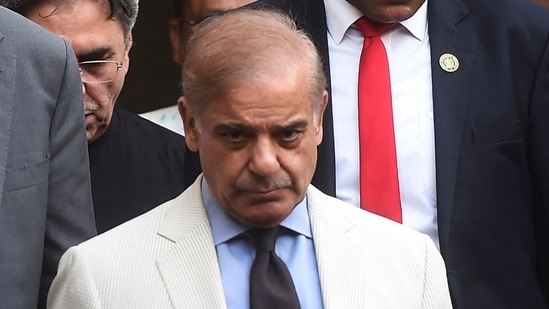 Pakistan's Prime Minister Shehbaz Sharif. (AFP)