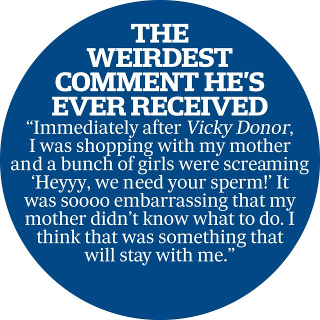 Quick question with Ayushmann
