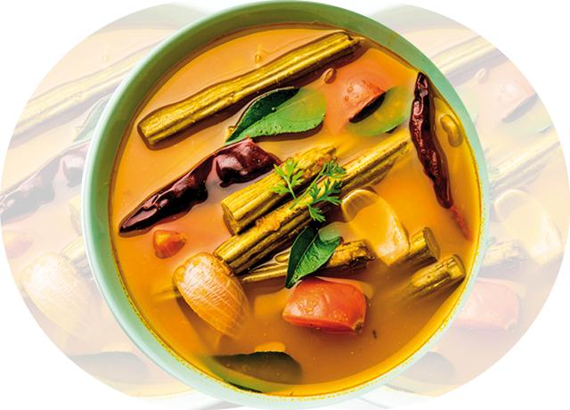 Many say the drumstick is the king of the sambhar vegetables. But the onions win. Pop one into your mouth, and each layer melts away, releasing a seductive mix of sambhar and onion. Many say the drumstick is the king of the sambhar vegetables. But the onions win. Pop one into your mouth, and each layer melts away, releasing a seductive mix of sambhar and onion.