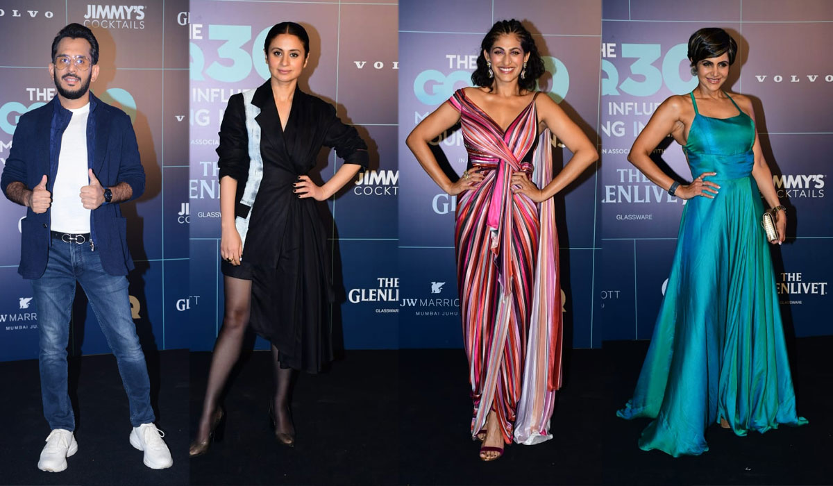 Aman Gupta, Rasika Dugal, Kubbra Sait, Mandira Bedi at the GQ event. (Varinder Chawla)