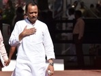 Maharashtra Day: Ajit Pawar wished the state on the day of formation. (Kunal Patil/HT Photo)(HT_PRINT) Maharashtra Day: Ajit Pawar wished the state on the day of formation. (Kunal Patil/HT Photo)(HT_PRINT)