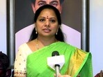 Telangana Rashtra Samithi (TRS) MLC Kalvakuntla Kavitha.(ANI )