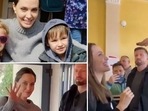Angelina Jolie is in Lviv, Ukraine. She met kids and refugees in the war-torn town. Angelina Jolie is in Lviv, Ukraine. She met kids and refugees in the war-torn town.