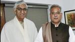 Chhattisgarh chief minister Bhupesh Baghel and health minister in his cabinet, T S Singhdeo, will start touring the state this month as part of preparations for the 2023 December assembly polls. (HT PHOTO.) Chhattisgarh chief minister Bhupesh Baghel and health minister in his cabinet, T S Singhdeo, will start touring the state this month as part of preparations for the 2023 December assembly polls. (HT PHOTO.)