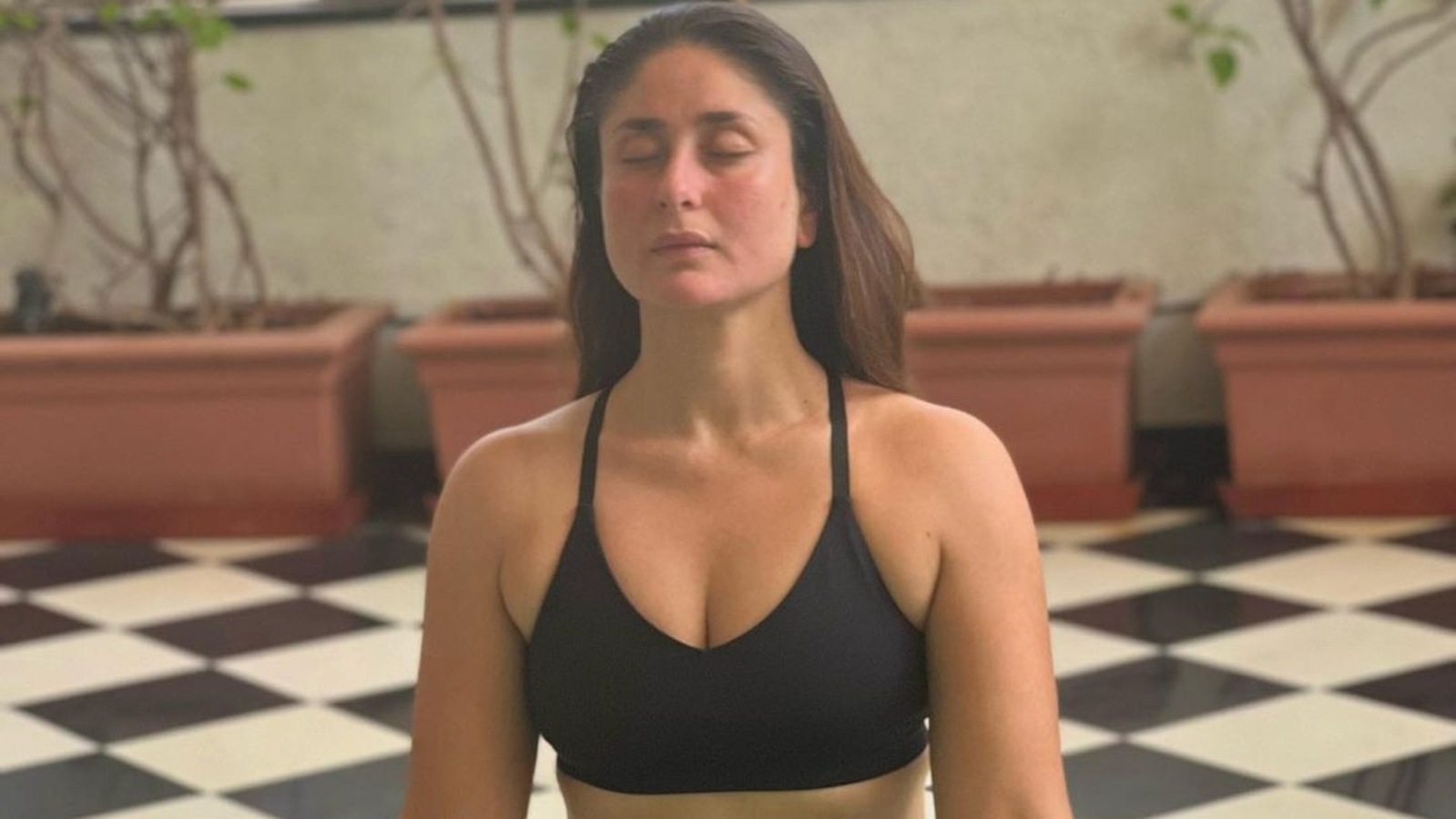 Kareena Kapoor's post-yoga glow during meditation will leave you motivated