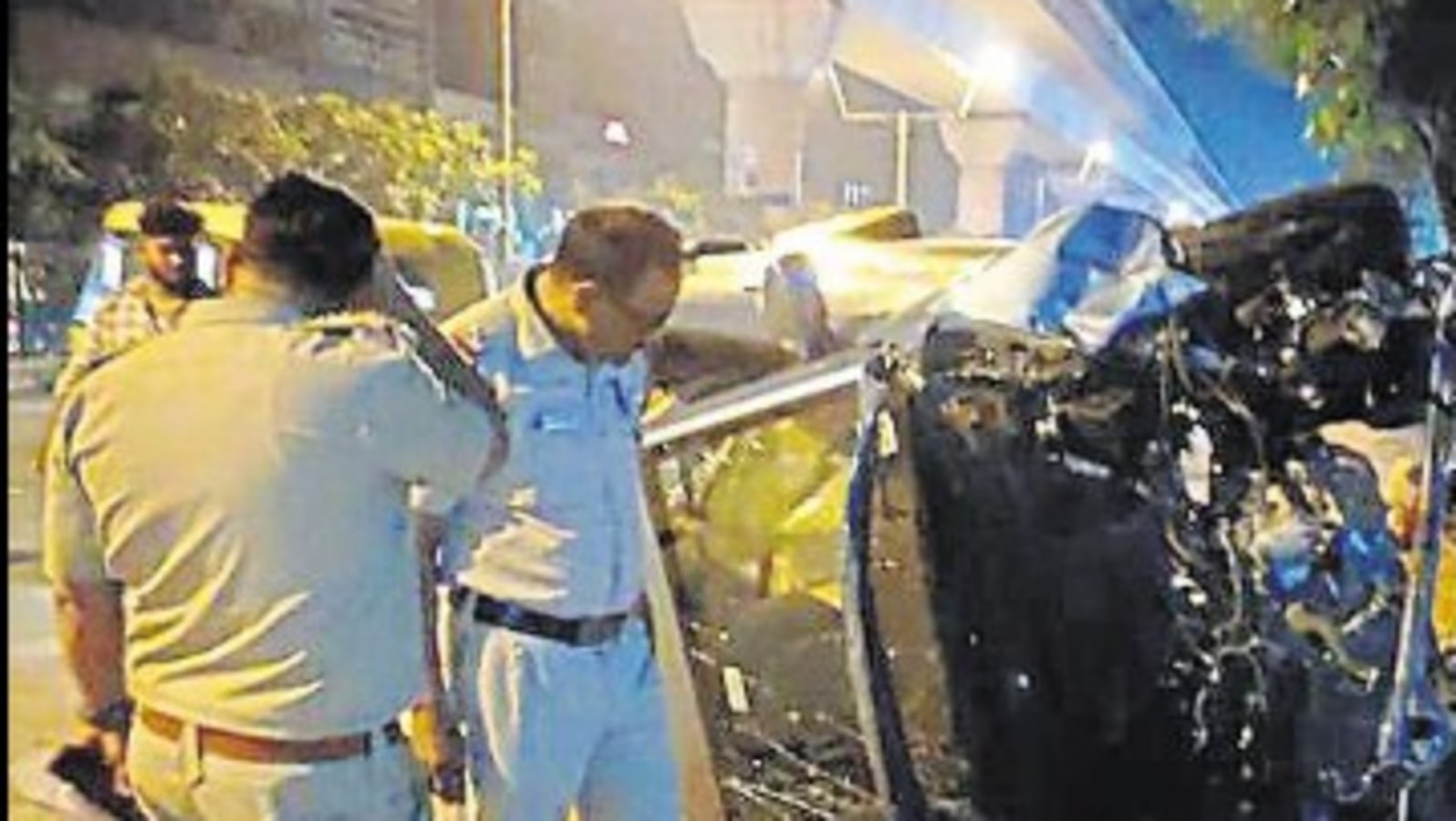 3 killed as speeding car hits bike, divider, flips ‘4-5 times’ in Delhi ...