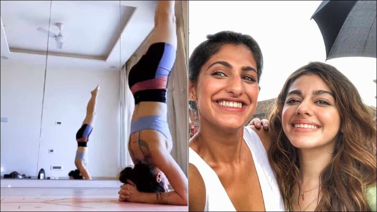 Alaya F transitions from Yoga headstand to Chakrasana, Kubbra hails  'lordess