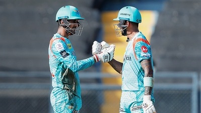 Deepak Hooda also scored a half century and put up a partnership of 95 runs off 61 balls. (PTI) Deepak Hooda also scored a half century and put up a partnership of 95 runs off 61 balls. (PTI)