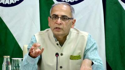 Foreign Secretary Vinay Mohan Kwatra addresses the media on Prime Minister Narendra Modi's visit to Denmark, in New Delhi on Sunday. (ANI PHOTO.) Foreign Secretary Vinay Mohan Kwatra addresses the media on Prime Minister Narendra Modi's visit to Denmark, in New Delhi on Sunday. (ANI PHOTO.)