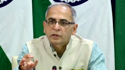 Foreign Secretary Vinay Mohan Kwatra addresses the media on Prime Minister Narendra Modi's visit to Denmark, in New Delhi on Sunday. (ANI PHOTO.) Foreign Secretary Vinay Mohan Kwatra addresses the media on Prime Minister Narendra Modi's visit to Denmark, in New Delhi on Sunday. (ANI PHOTO.)