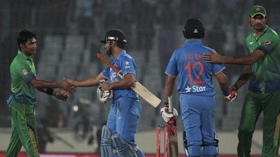 Pakistan players in action during a game against India. (AP Photo) Pakistan players in action during a game against India. (AP Photo)