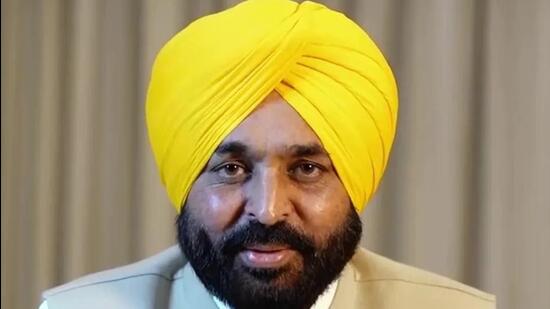 Punjab chief minister Bhagwant Mann, who also holds the home portfolio in the state, was asked to resign by BJP leaders for failure to stop Patiala violence despite intelligence inputs in advance. (HT Photo)