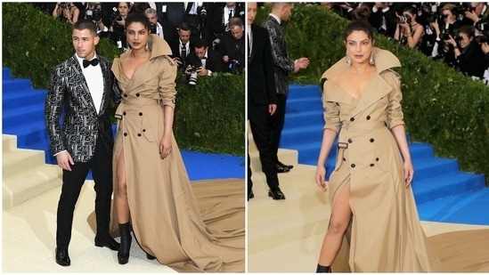 Priyanka Chopra with Nick Jonas at the Met Gala(Pinterest)