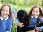 Britain's Prince William and his wife Kate Middleton published three photographs of their daughter Charlotte on Sunday to mark her seventh birthday.(AP)
