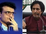 Sourav Ganguly and Ramiz Raja. Sourav Ganguly and Ramiz Raja. 
