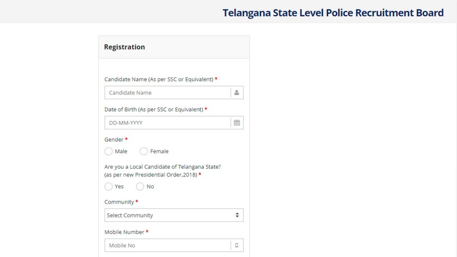 TS Police Recruitment 2022: Apply for 17291 posts on tslprb.in, direct link here