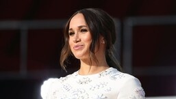 Meghan Markle appears onstage at the 2021 Global Citizen Live concert at Central Park in New York in 2021.