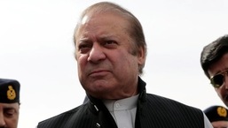O ex-primeiro-ministro paquistanês Nawaz Sharif.
