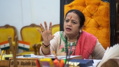 Mumbai mayor Kishori Pednekar. (ANI file) Mumbai mayor Kishori Pednekar. (ANI file)