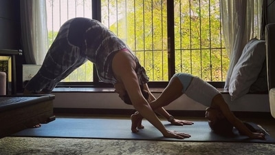 Neha Dhupia's aww-worthy yoga session with daughter Mehr wins internet, don't miss their goofy moment: See pics Neha Dhupia's aww-worthy yoga session with daughter Mehr wins internet, don't miss their goofy moment: See pics