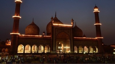 The Masjid-i Jehan-Numa, commonly known as the Jama Masjid of Delhi. (File photo)
