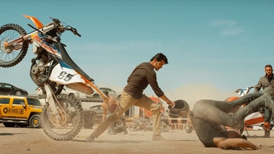 Mahesh Babu in a still from the trailer of Sarkaru Vaari Paata.