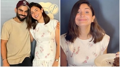 Loved Anushka Sharma's mini dress for her 34th birthday celebrations with Virat Kohli? It costs ₹85k Loved Anushka Sharma's mini dress for her 34th birthday celebrations with Virat Kohli? It costs ₹85k