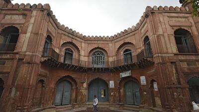Delhi College began as a madrasa established by Ghaziu’d-Din Khan, a commander under the reign of Mughal emperor Aurangzeb in either the late 17th or early 18th century. (Ravi Choudhary/HT Archive) Delhi College began as a madrasa established by Ghaziu’d-Din Khan, a commander under the reign of Mughal emperor Aurangzeb in either the late 17th or early 18th century. (Ravi Choudhary/HT Archive)