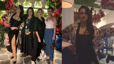 Huma Qureshi, Farah Khan, Aditi Rao Hydari and Patralekhaa went for a dinner on Sunday. Huma Qureshi, Farah Khan, Aditi Rao Hydari and Patralekhaa went for a dinner on Sunday. 