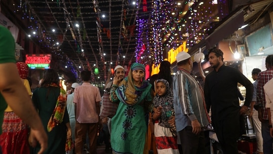 India is set to celebrate Eid-al-Fitr on Tuesday as Ramadan fasting was extended for another day with the crescent moon not sighted on Sunday evening.(REUTERS)