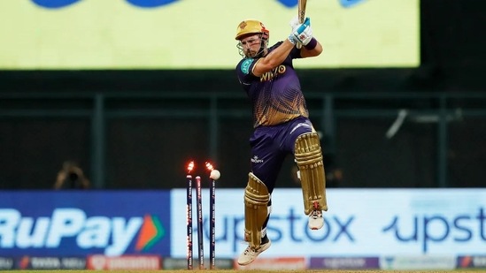 KKR tried a new opening combination of Aaron Finch and Baba Indrajith but both failed to stick around for too long. (BCCI)