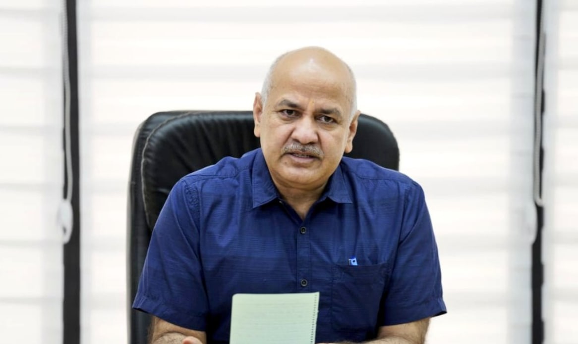 File photo of Manish Sisodia addressing a press conference.