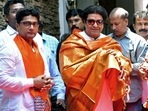 MNS chief Raj Thackeray meets with the party supporters outside his residence 'Shivtirth' in Mumbai.(ANI file) MNS chief Raj Thackeray meets with the party supporters outside his residence 'Shivtirth' in Mumbai.(ANI file)