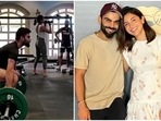 Anushka Sharma exercised with Virat Kohli in a new video.