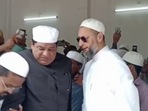 Asaduddin Owaisi offers Namaz in Hyderabad, greets people