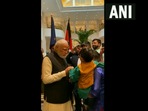 Prime Minister Narendra Modi interacts with an India boy in Germany on Tuesday, May 2, 2022. (ANI Photo) Prime Minister Narendra Modi interacts with an India boy in Germany on Tuesday, May 2, 2022. (ANI Photo)