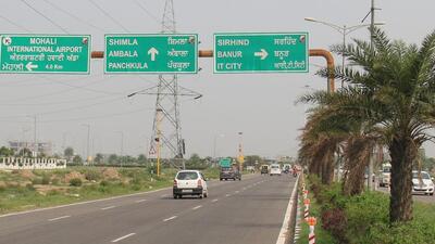 NHAI had come up with the Greenfield Project after scrapping the 40-km Kharar-Banur-Tepla road project in July 2019, owing to its high cost. (HT File)