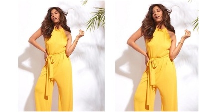 With untamed waved tresses gently flowing over her face, Chitrangda Singh struck professional poses for the camera. (Instagram/@chitrangda)