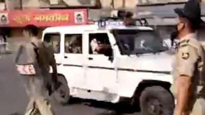 The Jodhpur Police said security personnel have been able to bring the situation under control (HT_PRINT) The Jodhpur Police said security personnel have been able to bring the situation under control (HT_PRINT)