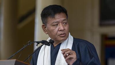Head of the Central Tibetan Administration, Penpa Tsering, also said that China is “very very insecure” about the situation in Tibet. (AP) Head of the Central Tibetan Administration, Penpa Tsering, also said that China is “very very insecure” about the situation in Tibet. (AP)