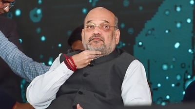 Union home minister Amit Shah in Bengaluru. (PTI) Union home minister Amit Shah in Bengaluru. (PTI)