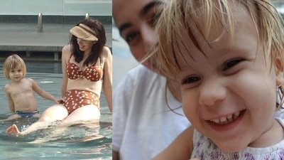 Kalki Koechlin with daughter Sappho (left), Aaliyah Kashyap with Sappho (right). Kalki Koechlin with daughter Sappho (left), Aaliyah Kashyap with Sappho (right).