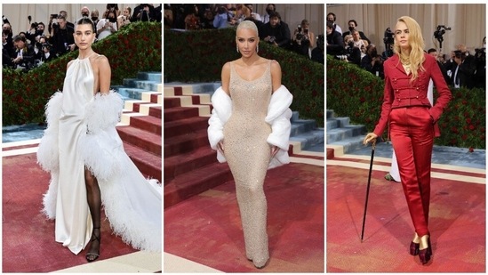 One of the biggest fashion nights, the Met Gala, returned to its usual berth on the social calendar this year after pandemic upheaval with a celebration of American design and a theme of gilded glamour. It was conducted at the Metropolitan Museum of Art in New York.(AFP/REUTERS)