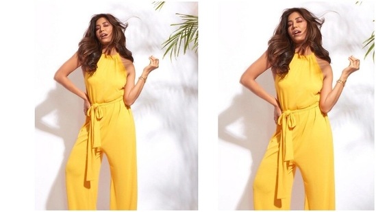 With untamed waved tresses gently flowing over her face, Chitrangda Singh struck professional poses for the camera.(Instagram/@chitrangda)