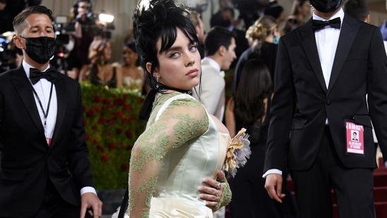 Billie Eilish attends The Metropolitan Museum of Art's Costume Institute benefit gala. (AP)(Evan Agostini/Invision/AP)