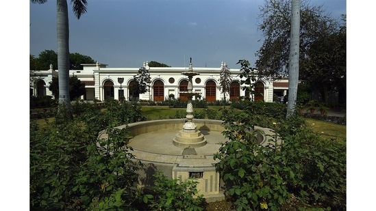 Indraprastha College for Women began as an intermediate college in 1924 and subsequently moved to Chandrawali Bhawan in Civil Lines in 1934, and later to its current premises, Alipore House, in 1938.(Raj K Raj / HT Photo)
