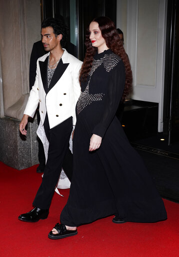 Joe Jonas and Sophie Turner at the Met Gala on May 2, 2022 in New York. (File Photo: AP)