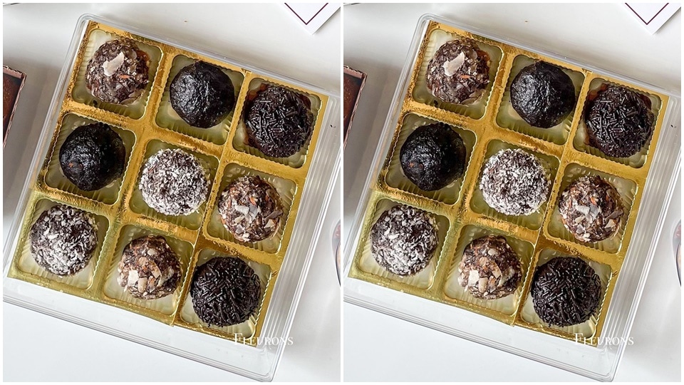 Besan Laddoo Chocolate Truffles Besan Laddoo Chocolate Truffles