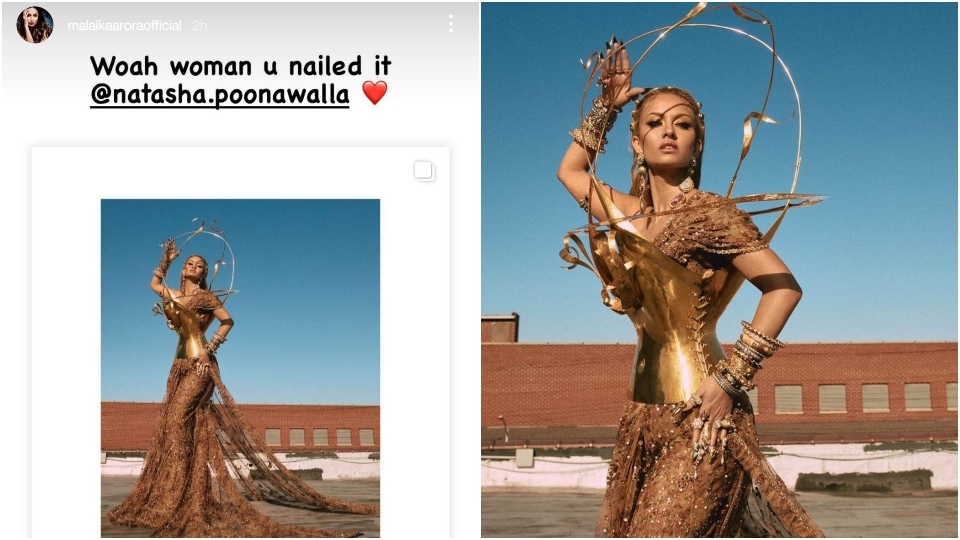 Malaika Arora also praised the Indian socialite in her Instagram stories.&nbsp;