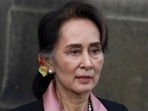 File photo of Myanmar's leader Aung San Suu Kyi.(AP) File photo of Myanmar's leader Aung San Suu Kyi.(AP)